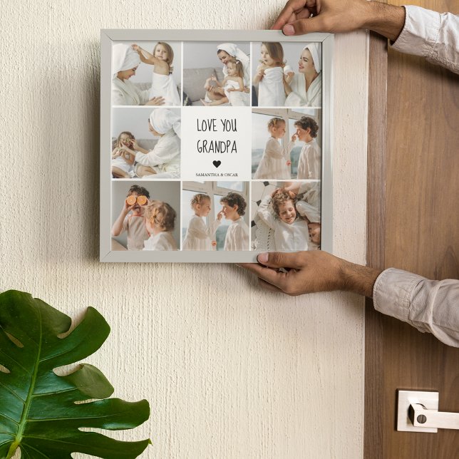 Póster Foto de colección moderna Te ama el mejor regalo d (Subido por el creador)