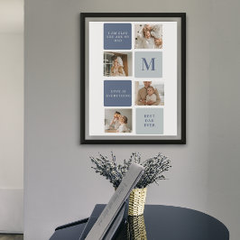 Póster Foto de colección moderna y regalo del Día de los 