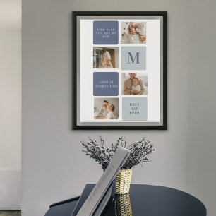 Póster Foto de colección moderna y regalo del Día de los 