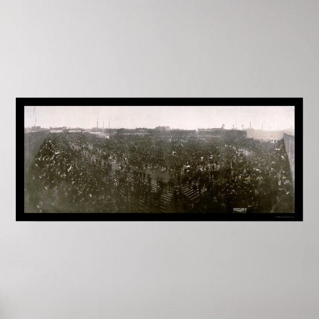 Póster Foto de Cubs Sox Series 1906 (Frente)