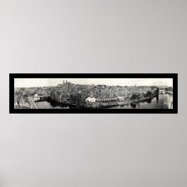 Póster Foto de daños de Verdun France WI 1919 (Frente)