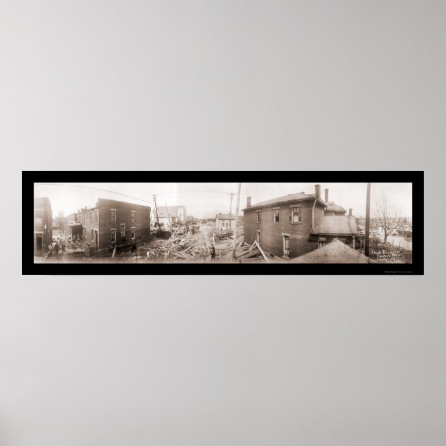 Póster Foto de Dayton de Flood Disaster 1913 (Frente)