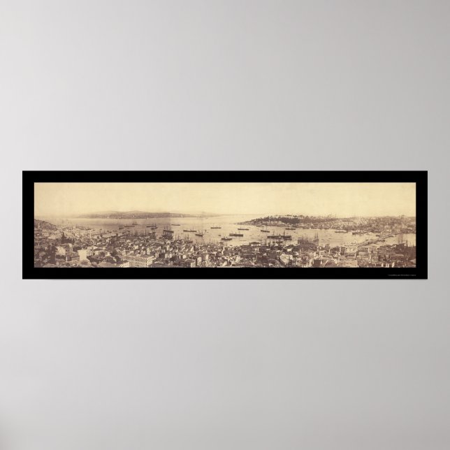 Póster Foto de Estambul Turquía 1876 (Frente)