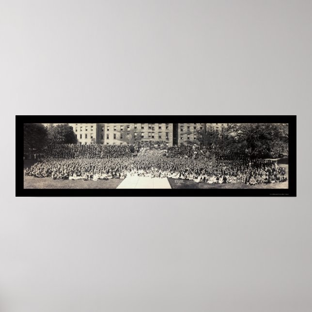 Póster Foto de estudiantes de Penn State en 1922 (Frente)