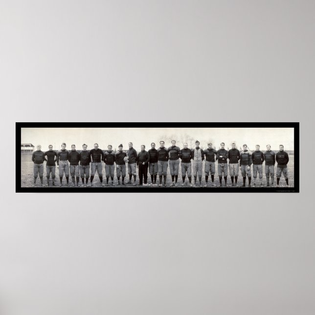 Póster Foto de Fútbol de los Tigres Massillon de 1905 (Frente)