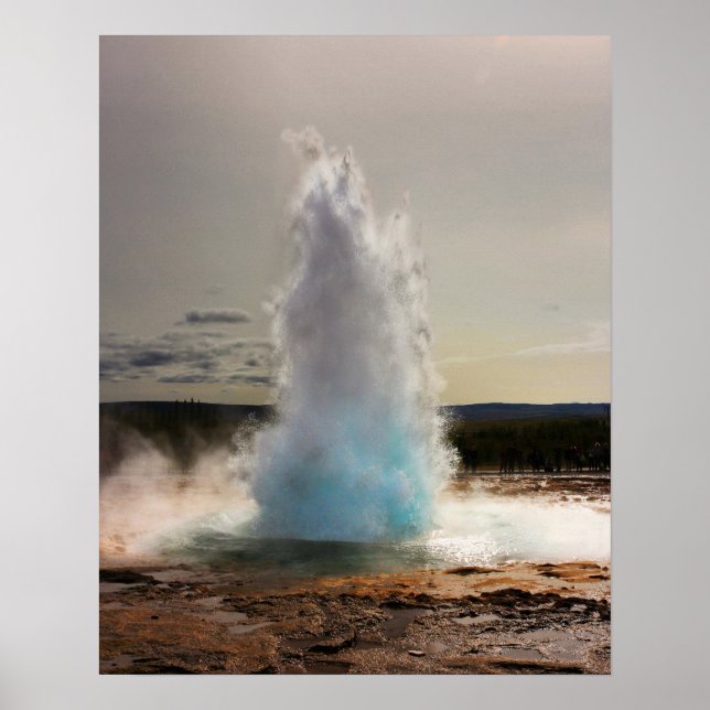 Póster Foto de Geyser Islandia (Frente)