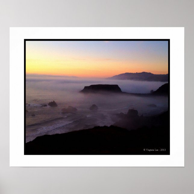 Póster Foto de Goat Rock Sunset (20 x 16) Imprimir (Frente)