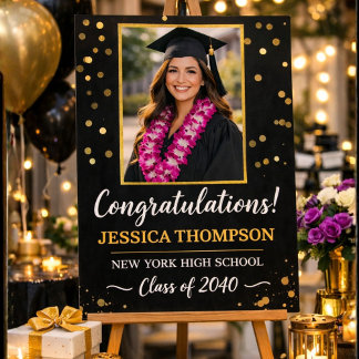 Póster Foto de Graduación