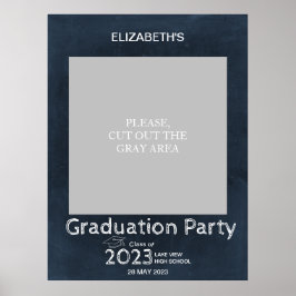 Póster Foto de graduación de la escuela secundaria de Cha