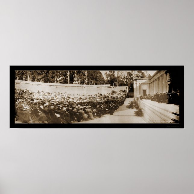 Póster Foto de graduación de UC Berkeley 1906 (Frente)