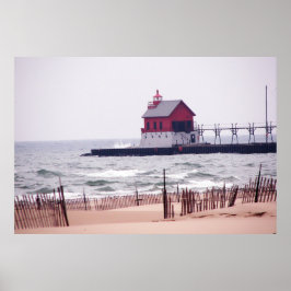 Póster Foto de Grand Haven Beach