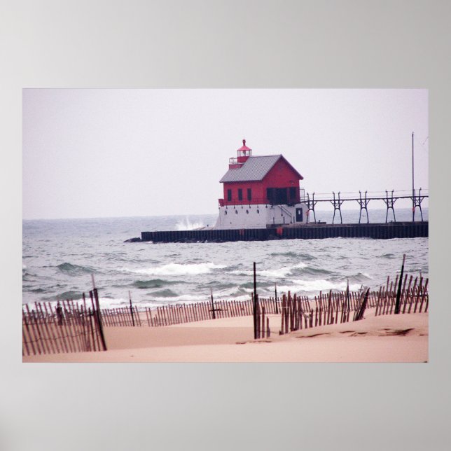 Póster Foto de Grand Haven Beach (Frente)