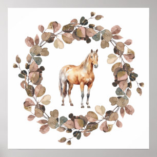Póster Foto de guardería infantil Imprimir caballo capric