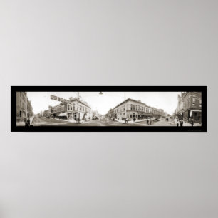 Póster Foto de Hastings Nebraska 1909
