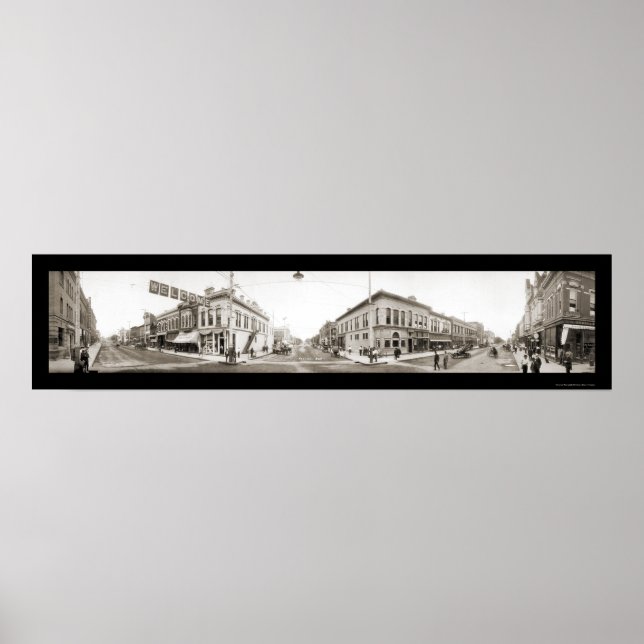 Póster Foto de Hastings Nebraska 1909 (Frente)