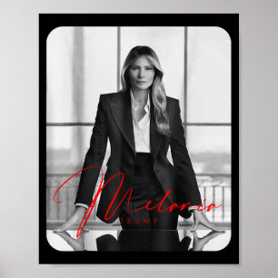 Póster Foto de inauguración de la Primera Dama de Melania