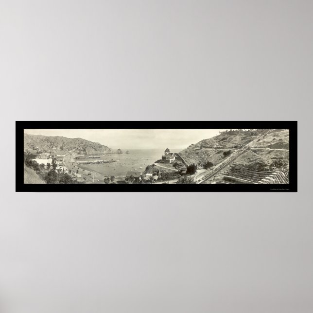 Póster Foto de Isla Santa Catalina 1914 (Frente)