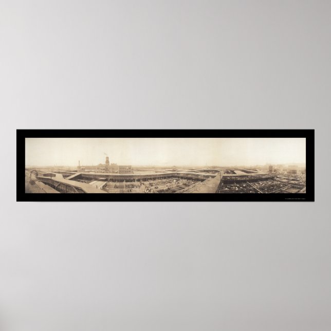 Póster Foto de Kansas City StockYards 1909 (Frente)