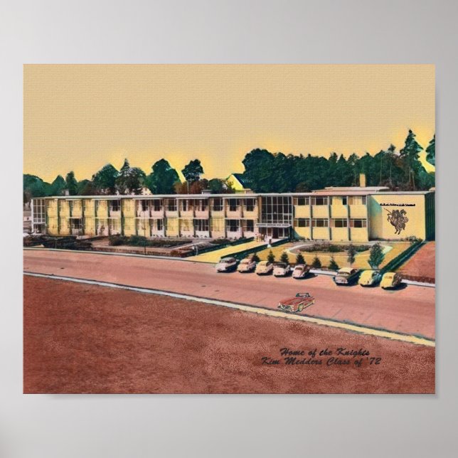 Póster Foto de Karlsruhe American High School (Frente)