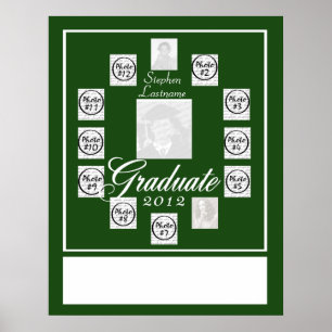 Póster Foto de Keepsake para la progresión de graduación