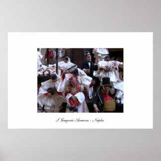 Póster Foto de la calle de S. Gregorio Armeno