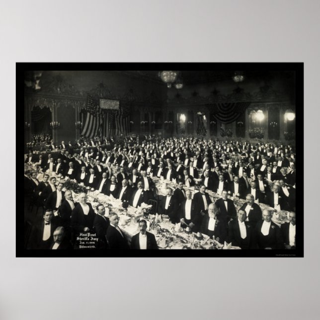 Póster Foto de la cena del sheriff del jurado de Delmonic (Frente)