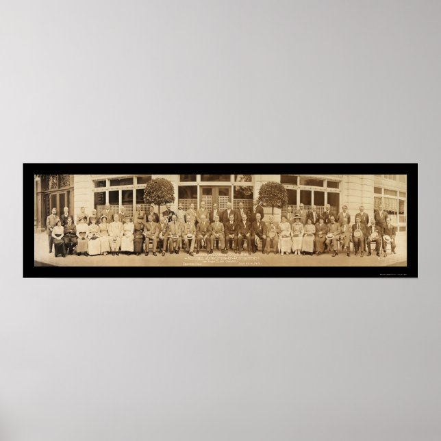 Póster Foto de la Convención de Postmaster 1913 (Frente)