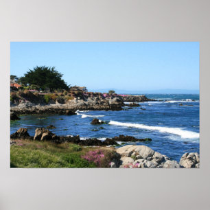 Póster Foto de la costa de la bahía de Monterey (3 de 6)