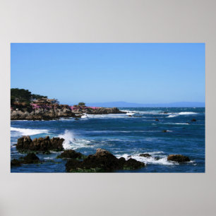 Póster Foto de la costa de la bahía de Monterey (6 de 6)