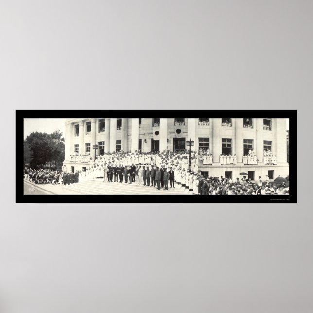 Póster Foto de la Cruz Roja Washington DC 1917 (Frente)