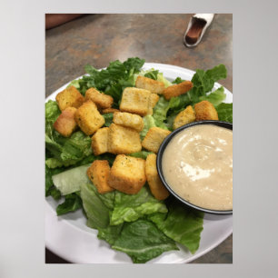 Póster Foto de la ensalada César