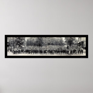 Póster Foto de la escuela dominical Canton OH de 1914