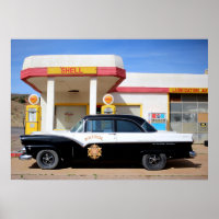Foto de la estación de gasolina de vagón de la rut
