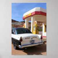 Foto de la estación de gasolina de vagón de la rut
