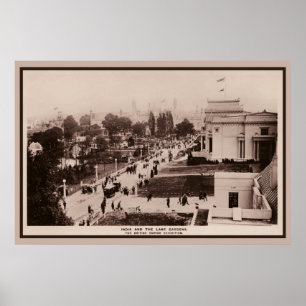 Póster Foto de la Exposición del Imperio Británico de 192