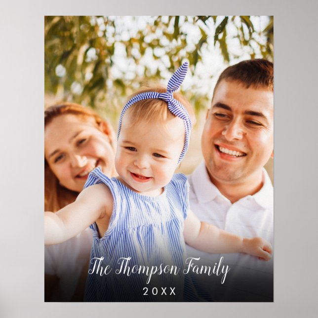 Póster Foto de la familia favorita (Frente)