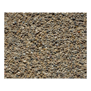 Póster Foto de la grava y de la arena