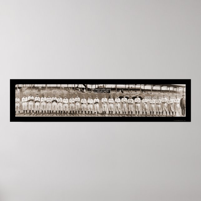 Póster Foto de la Liga Federal en Brooklyn de 1914 (Frente)