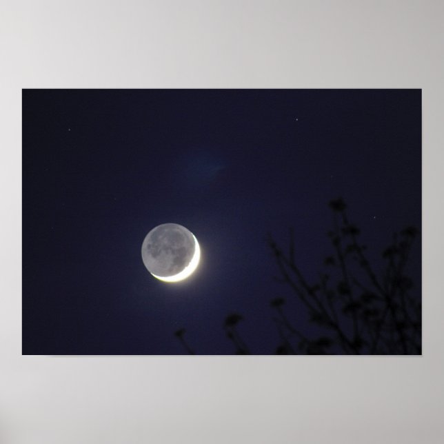 Póster Foto de la Luna (Frente)
