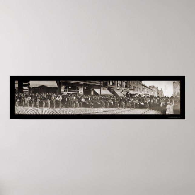 Póster Foto de la motocicleta Butte MT 1914 (Frente)