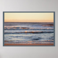 Foto de la playa al amanecer