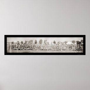 Póster Foto de la Primera Guerra Mundial de Oficiales Mil