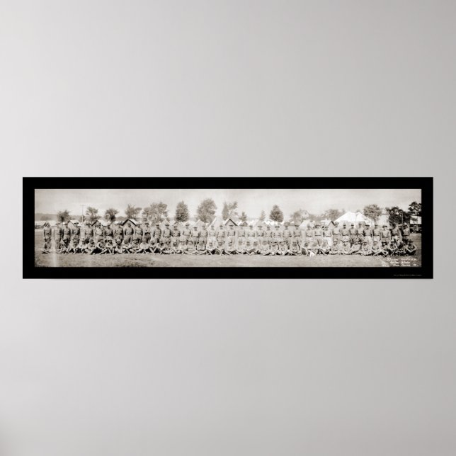 Póster Foto de la Primera Guerra Mundial de Oficiales Mil (Frente)