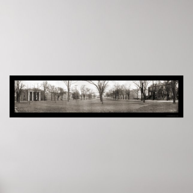 Póster Foto de la Universidad de Carolina del Sur, 1909 (Frente)