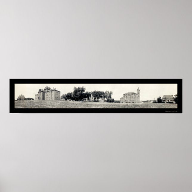 Póster Foto de la Universidad de Kansas, 1913 (Frente)