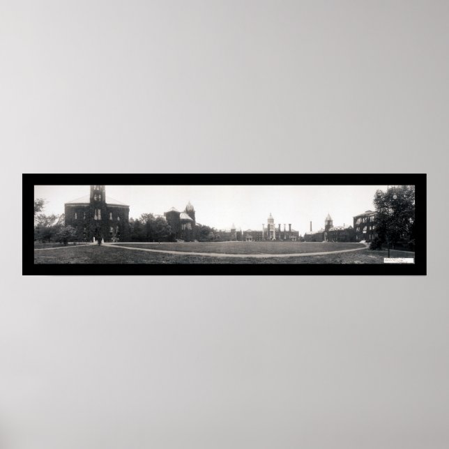 Póster Foto de la Universidad de Misuri, 1910 (Frente)