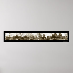 Póster Foto de la Universidad de Notre Dame en 1914