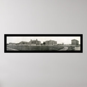 Póster Foto de la Universidad de Syracuse, 1908