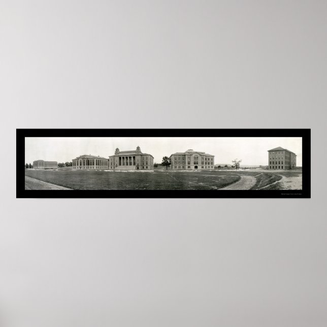 Póster Foto de la Universidad de Syracuse, 1908 (Frente)