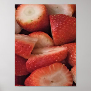 Póster Foto de las fresas